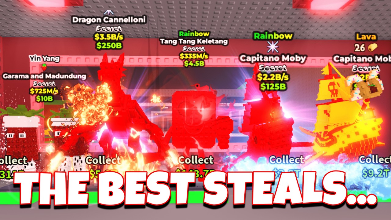 The BEST Steals in Steal A Brainrot! (RAINBOW DRAGON... 🤯)