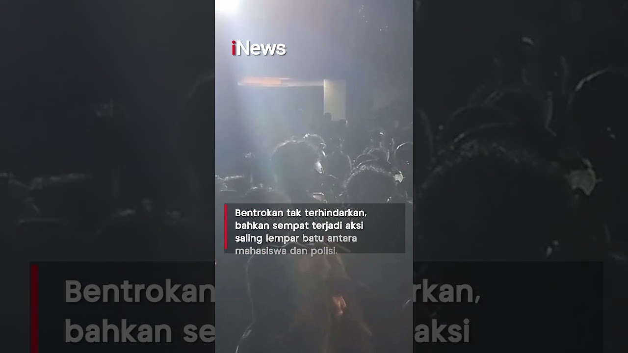 Ricuh di Mapolda DIY, Mahasiswa Jebol Pagar, Protes Kekerasan Aparat