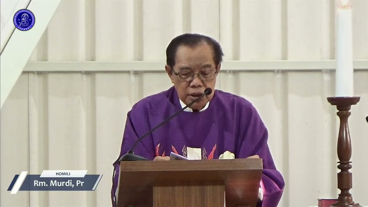 Bacaan Injil & Homili Romo Murdi | Misa Mingguan, 08 Maret 2026, Pukul 06.00WIB