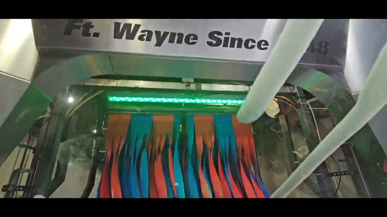 AMAZING AVW Tunnel with Old Aerotherm Drying System - Mike's Car Wash, Fort Wayne IN