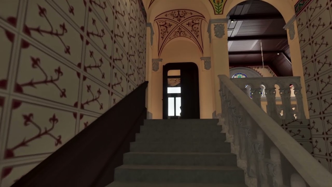 Ohrenstein castle in Beocin - From the stairs to the room upstairs