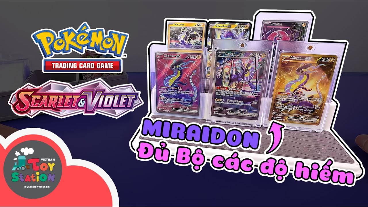 Không ngờ mình đã mở được tất cả thẻ hiếm của MIRAIDON Pokemon TCG Scalet and Violet ToyStation 778