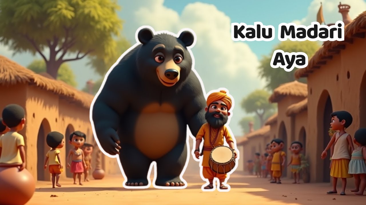 Kalu Madari Hindi Kids Song | Famous Hindi Balgeet & Kavita for Kids | Kids Songs TV