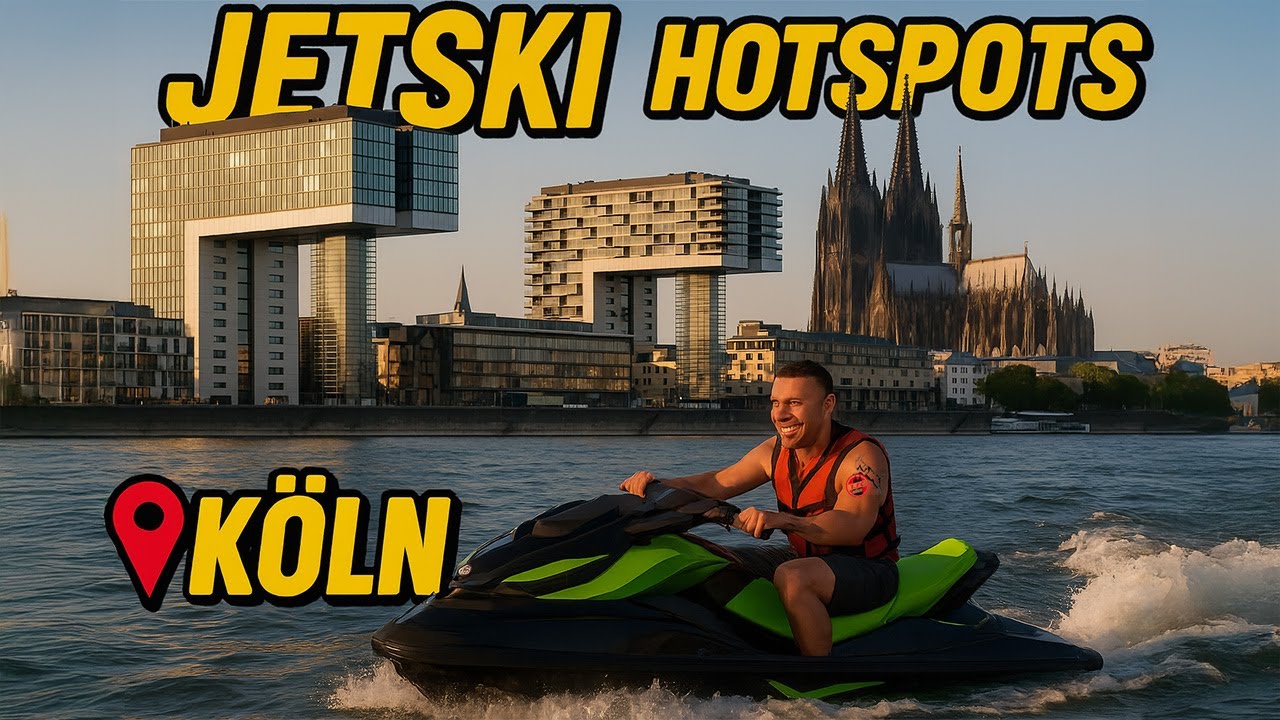 Mit dem Jetski durch K&ouml;ln l Sightseeing Tour