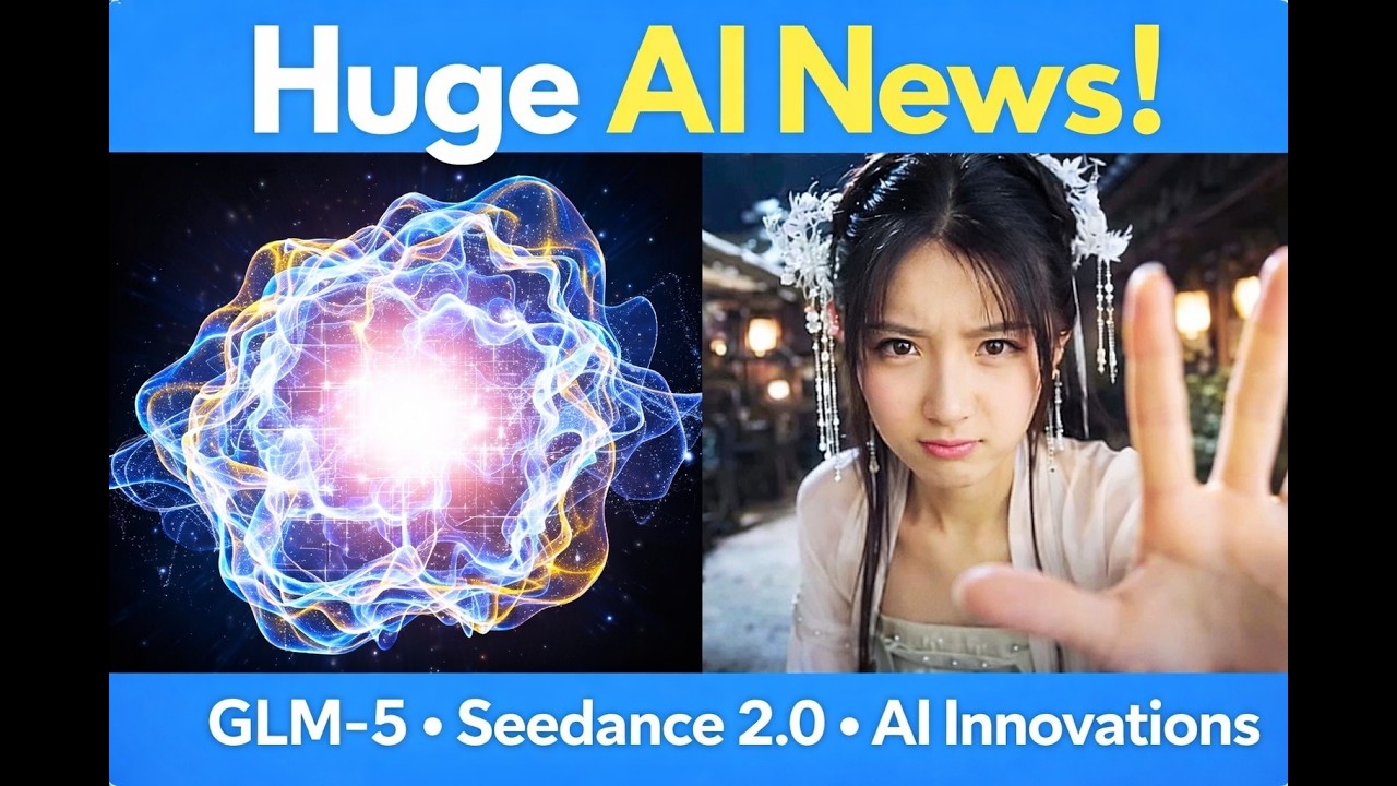 Huge AI News  Latest Breakthroughs, GLM 5, Seedance 2 0, AI Innovations!