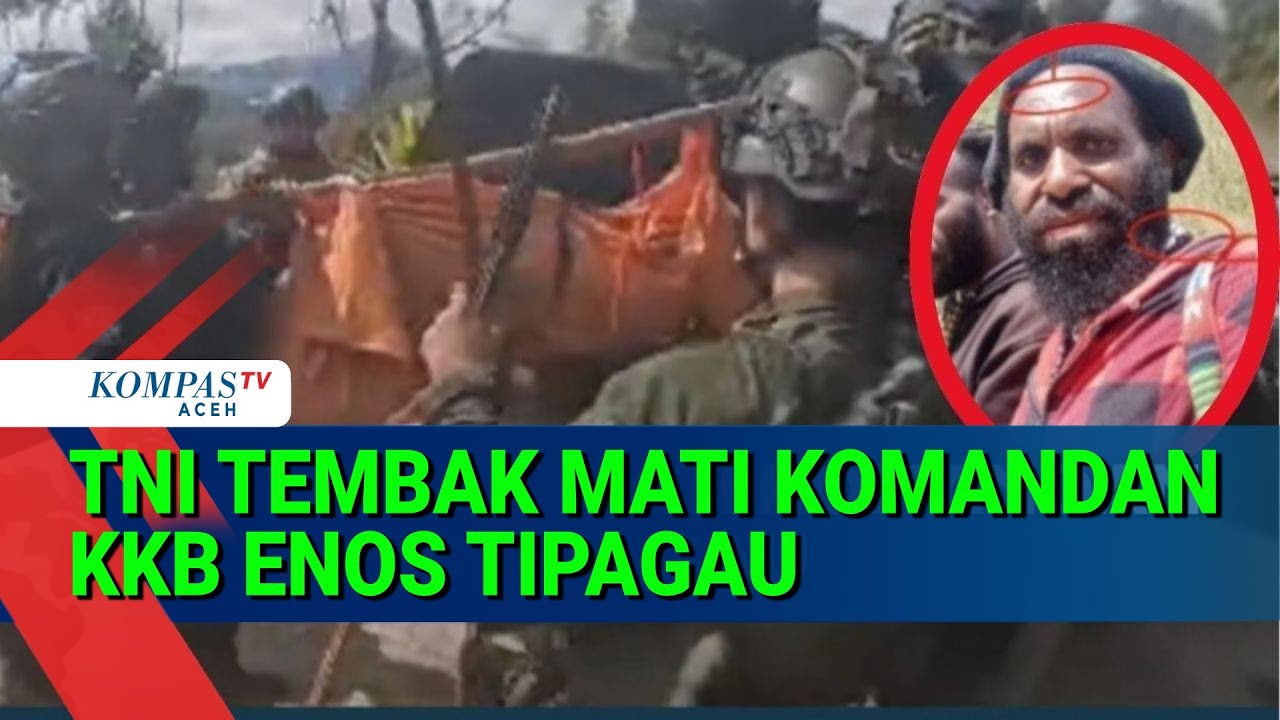 Komandan KKB Enos Tipagau Tewas Ditembak TNI di Intan Jaya