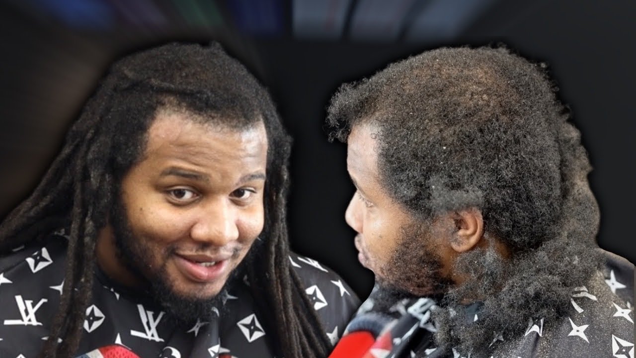 HE FLEW OUT FOR BIG CHOP | CRAZY  TRANSFORMATION 2023| BARBER HAIRCUT TUTORIAL | LOC JOURNEY