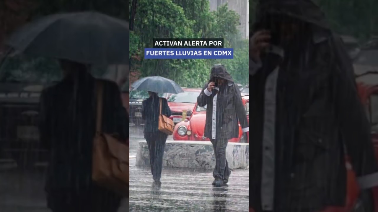 🚨🌧️ &iexcl;Toda la CDMX bajo alerta por fuertes lluvias!