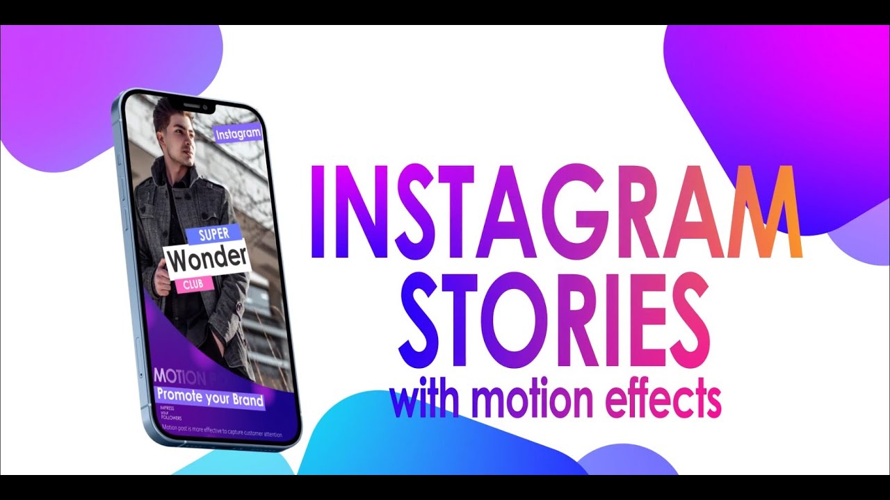 Attractive Animated Instagram Stories Idea. Motion Instagram Story Post Ideas