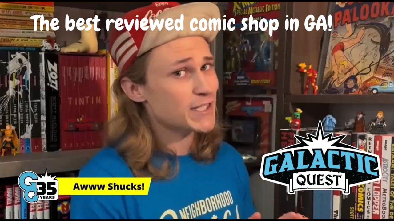Kurt’s Review Visits Galactic Quest | Ranked as Top Comic Shops in Georgia