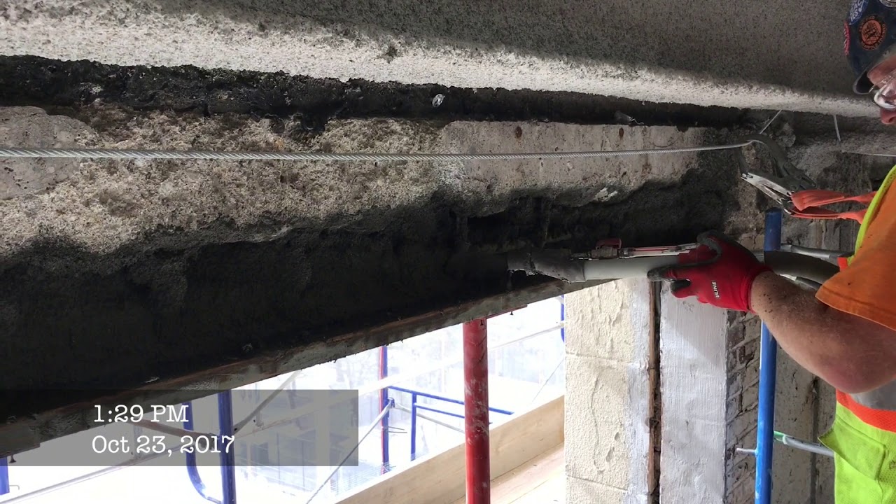 Koine 35 with Tamms Structural Repair Mortar