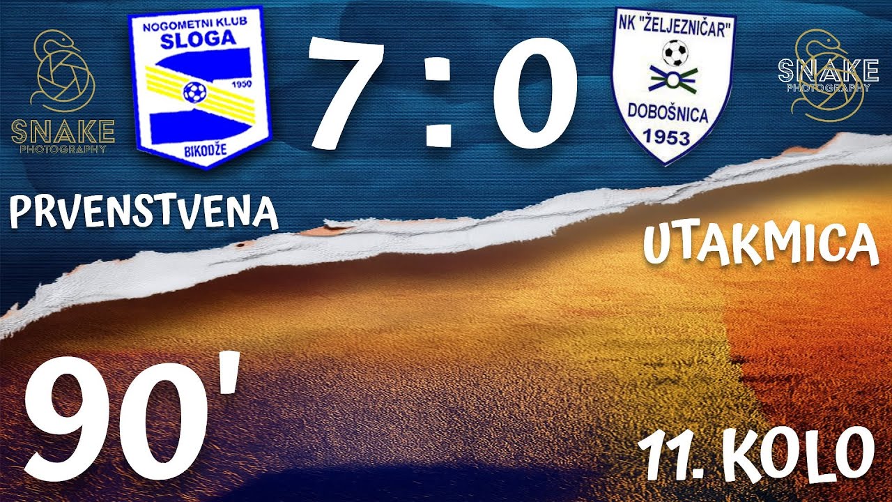 NK “Sloga” Bikodže 7-0 NK “Željezničar” Dobošnica