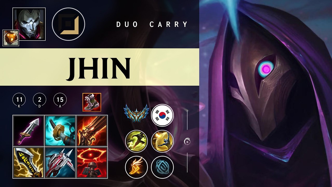 Jhin ADC vs Ezreal - KR Challenger Patch 26.05