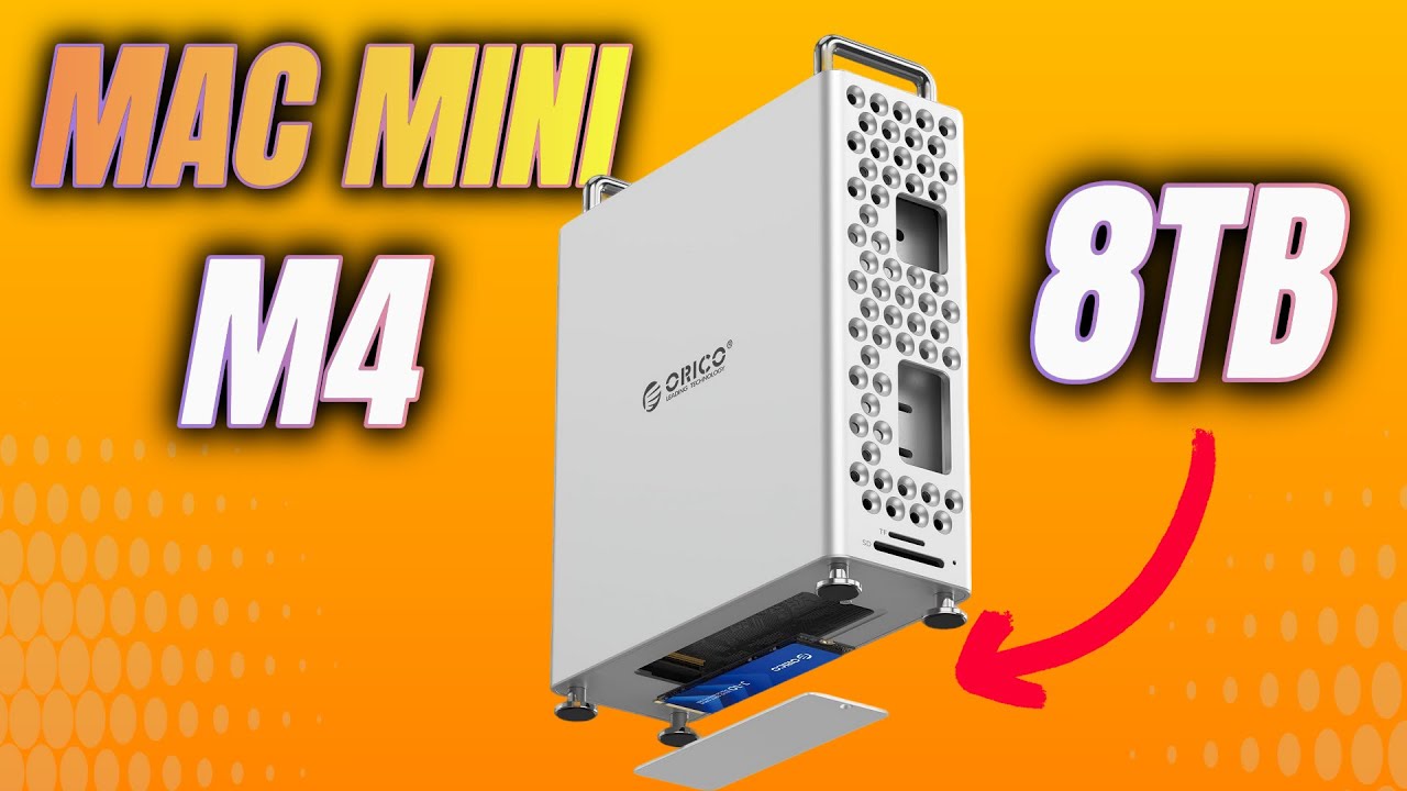ORICO MiniPro Dock para Mac mini M4 🔥 Expansión NVMe + Puertos Extra en un Solo Dock