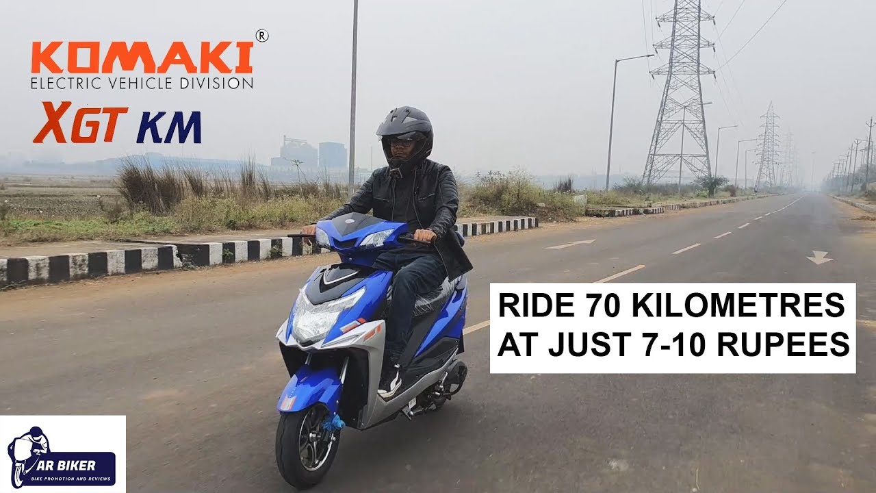 Travel 60 KMs In Just 7 Rupees | New Komaki XGT KM | Most Efficient Electric Scooter? | AR Biker