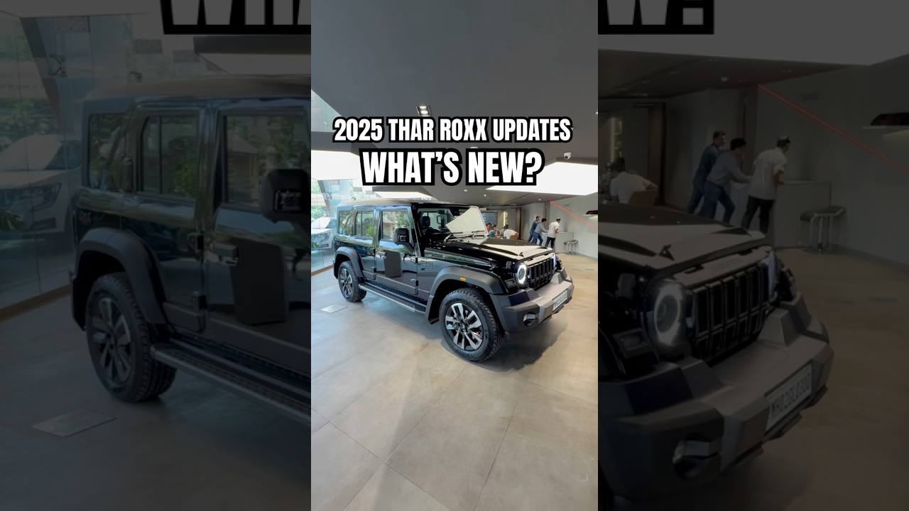 The 2025 Mahindra Thar just got some exciting updates! 🔥#PowerDrift #PDArmy #MahindraTharROXX