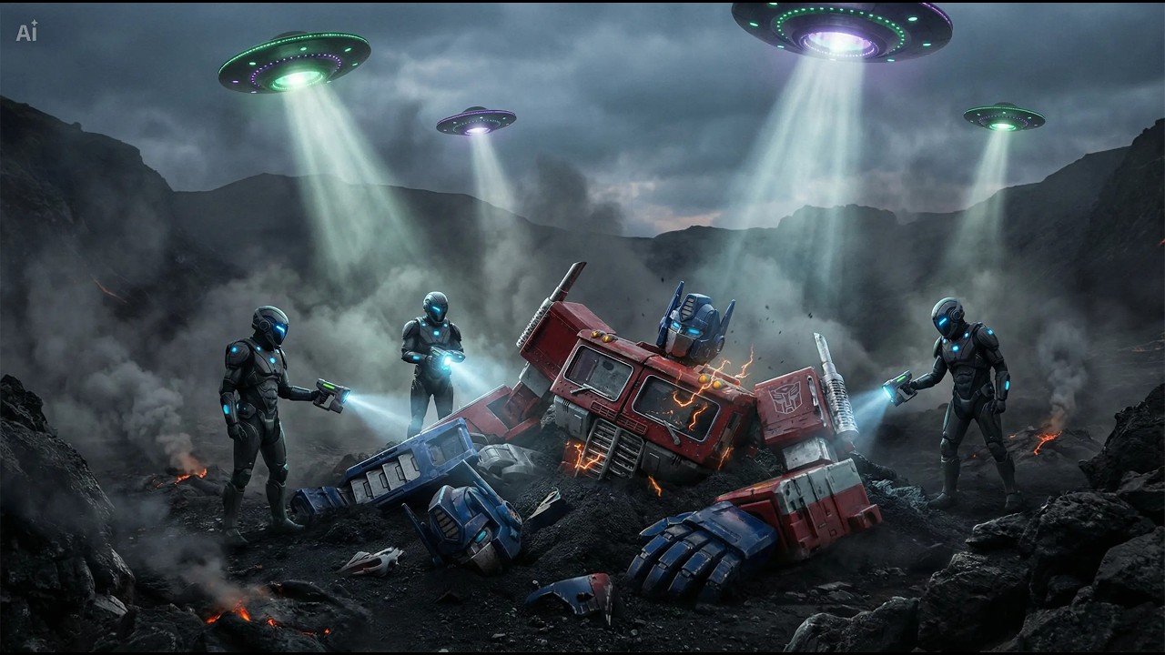 UFO Aliens Restore Optimus Prime | Volcanic Ash Valley