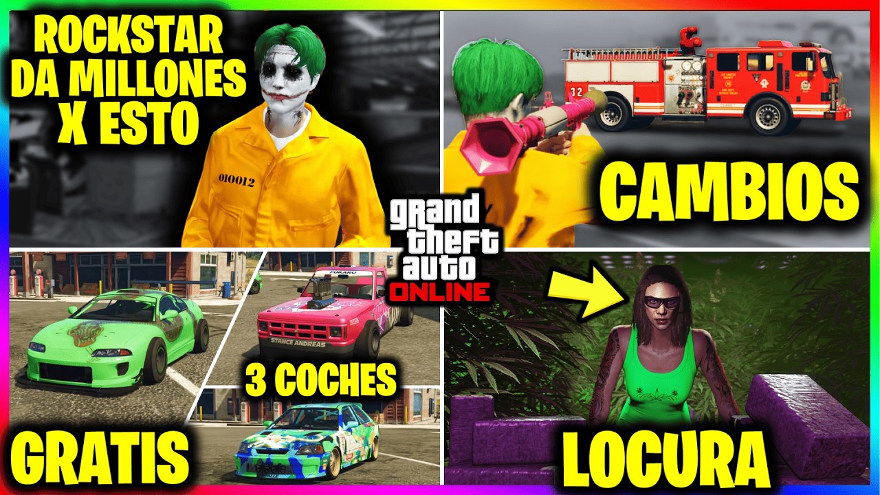 NUEVA ACTUALIZACION! Rockstar DA MILLONES x ESTO! EPICOS BONUS MILLONARIO! ESTO GRATIS! GTA Online