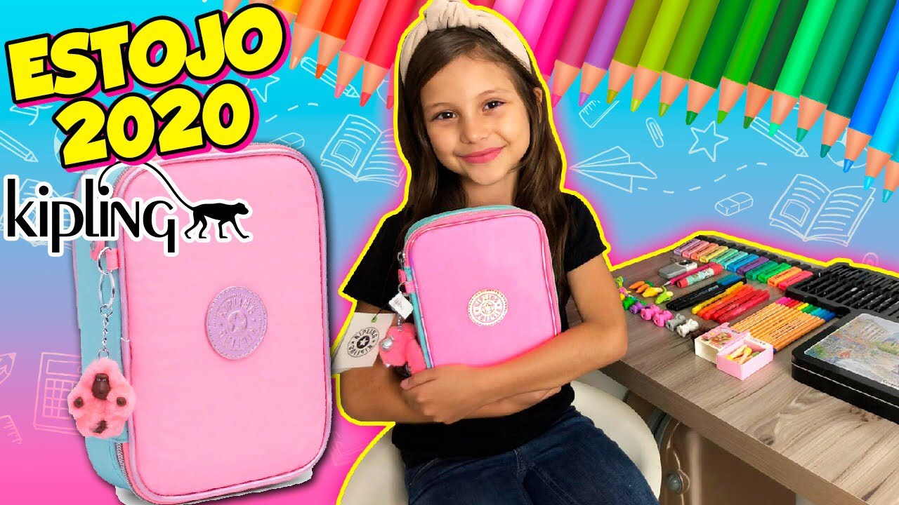 ORGANIZANDO MEU NOVO ESTOJO KIPLING MODELO 2020 - SUPER LANÇAMENTO
