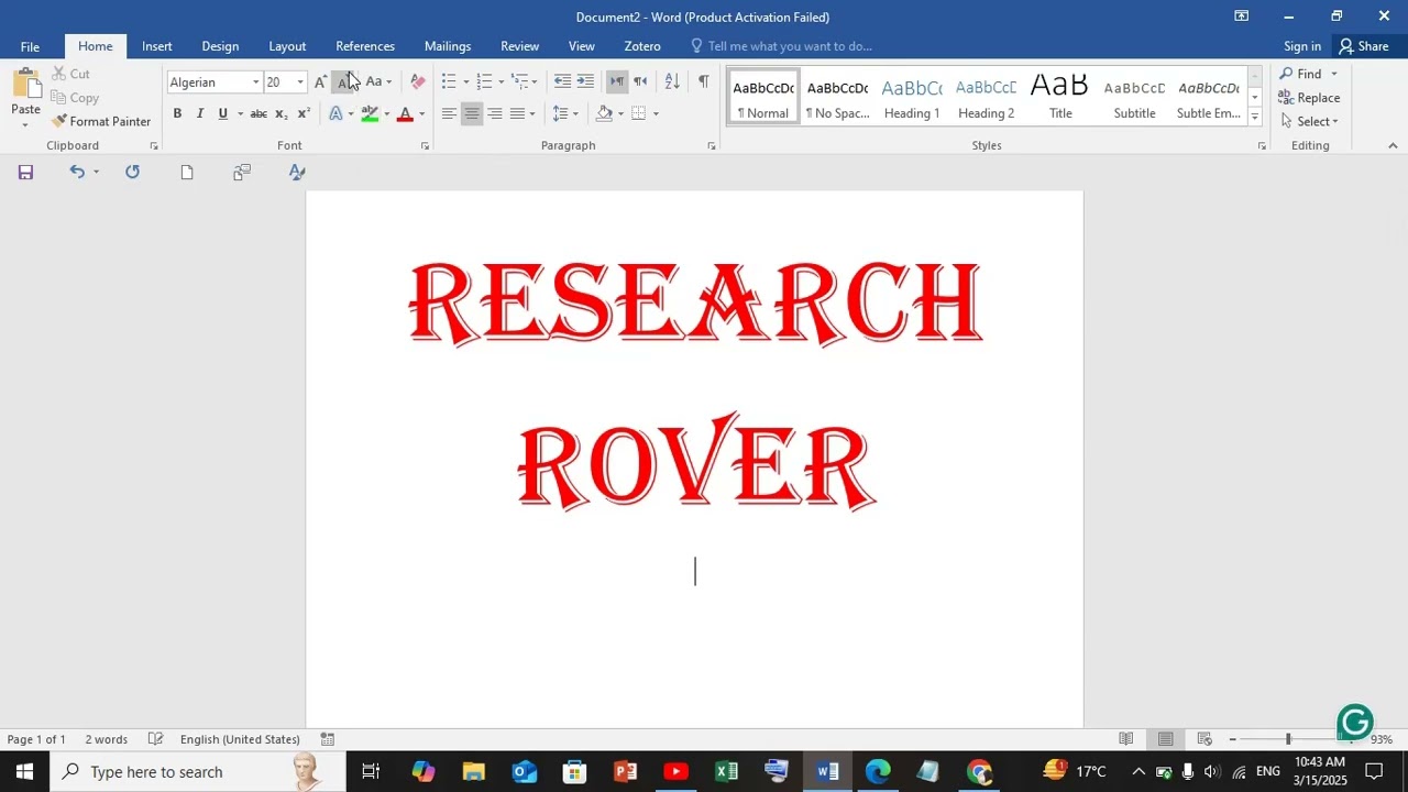 How to Convert Image into Text in Seconds | Quick Presentation Hack | Research Rover