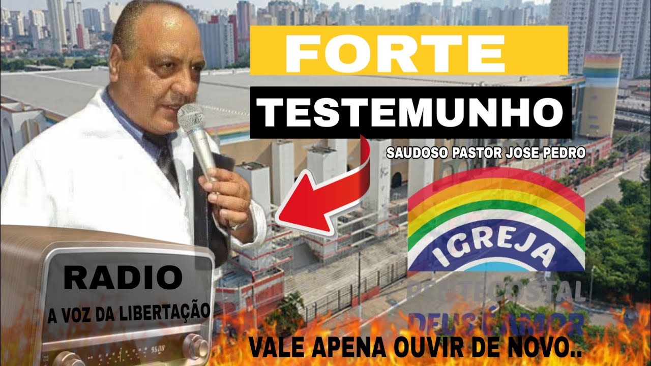 TESTEMUNHO ANTIGO DO SAUDOSO PASTOR JOSE PEDRO IPDA🌈- VALE APENA OUVIR!! EDIFICANTE..