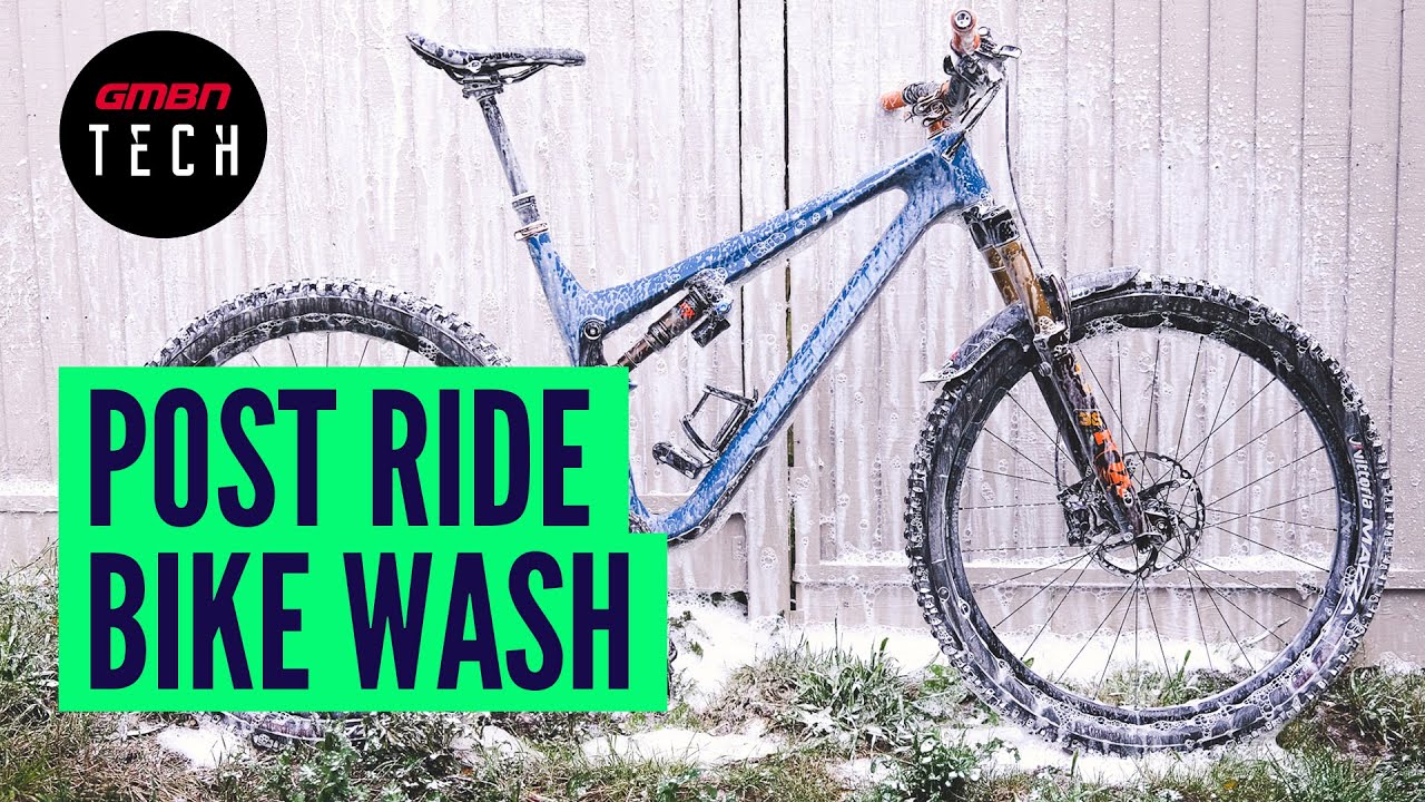 How To Clean Your MTB At A Bike Park Or Trail Centre | Winter Post Ride Bike Wash