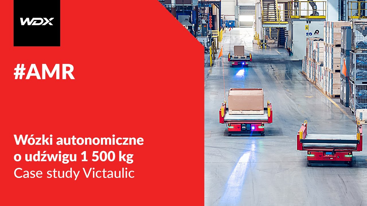 Wózki autonomiczne AMR o udźwigu 1 500 kg dla Victaulic