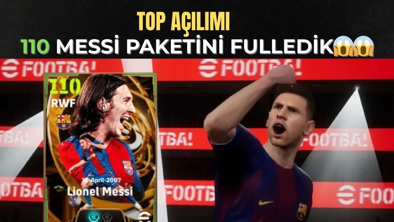 110 MESSİ PAKETİNİ FULLEDİK 😱 DÜNYA KOLEKTİF REKORU 💪😨 YENİ YILA 110 MESSİ İLE GİRDİK 😍