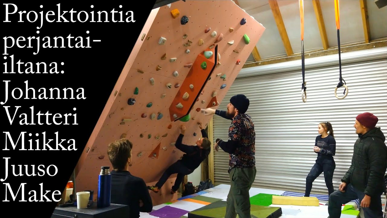 #55: Boulderointia Maken kotiseinällä Mynämäessä.