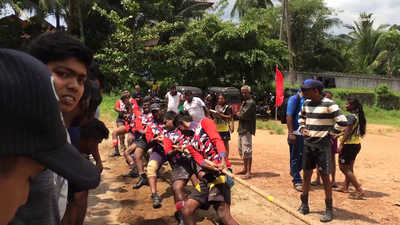 Ganemulla Vs Pugoda Youth match Selection Tug of war Match 640 KG