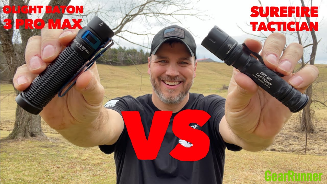 Olight Baton 3 Pro Max Vs Surefire Tactician