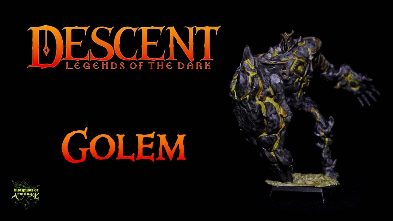 Como PINTAR miniaturas. Golem DESCENT leyendas de las tinieblas