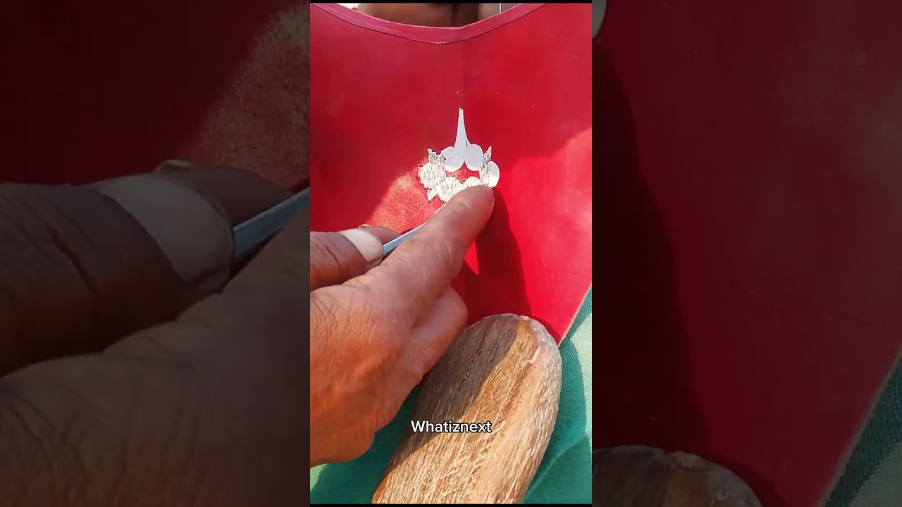 Making of shoe (Khussa) #handmade #shoemaking #labour #handwork