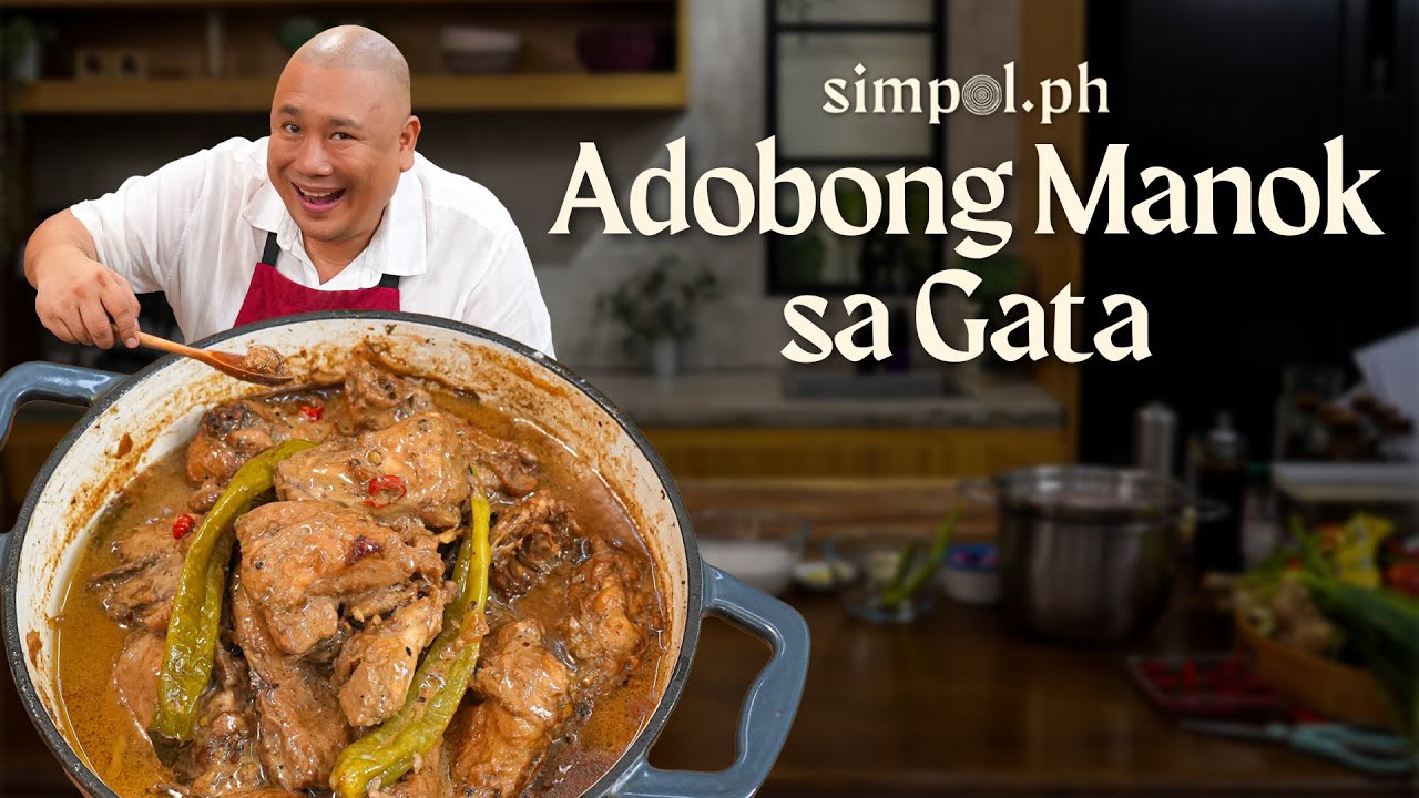 Adobong Manok sa Gata Recipe – Creamy Chicken Adobo with Coconut Milk