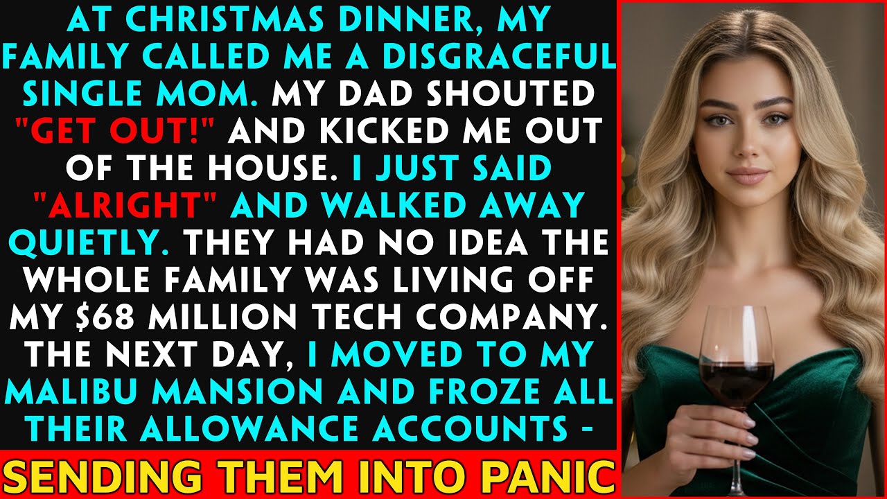 Dad Kicked Me Out at Christmas! Family Didn’t Know About My $68M Tech Company Until I Froze Them