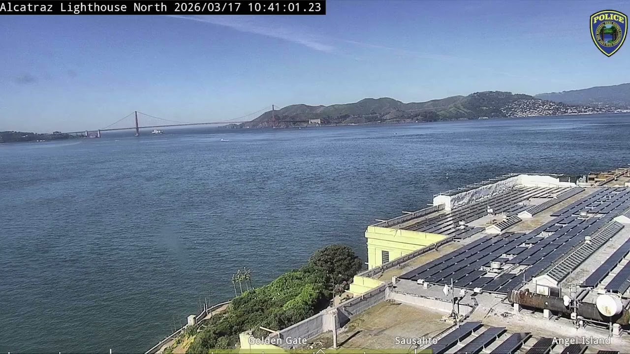 Alcatraz lighthouse north
