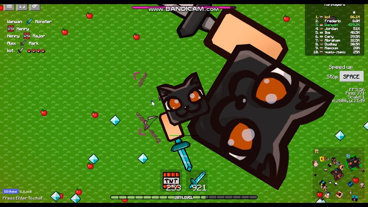 BERMAIN GAMES CRAZYSTEVE.IO | PART 3