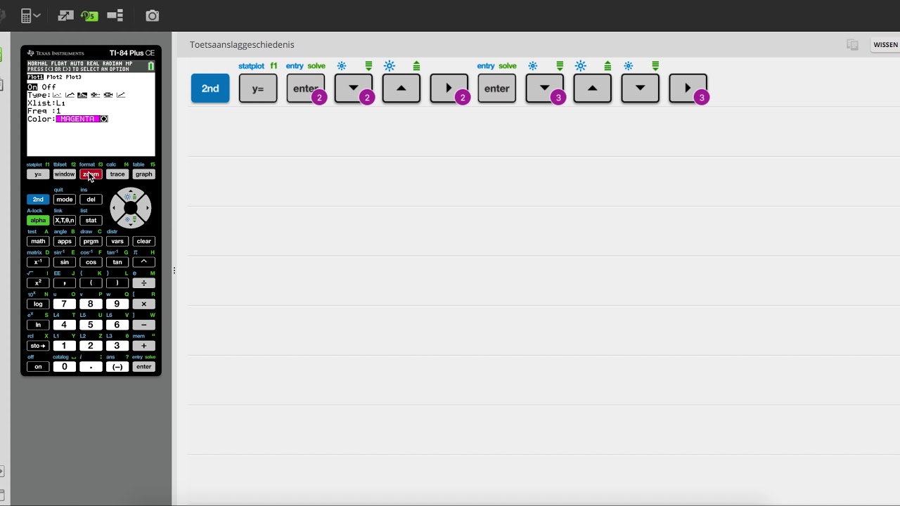 Histogram plotten op GRM
