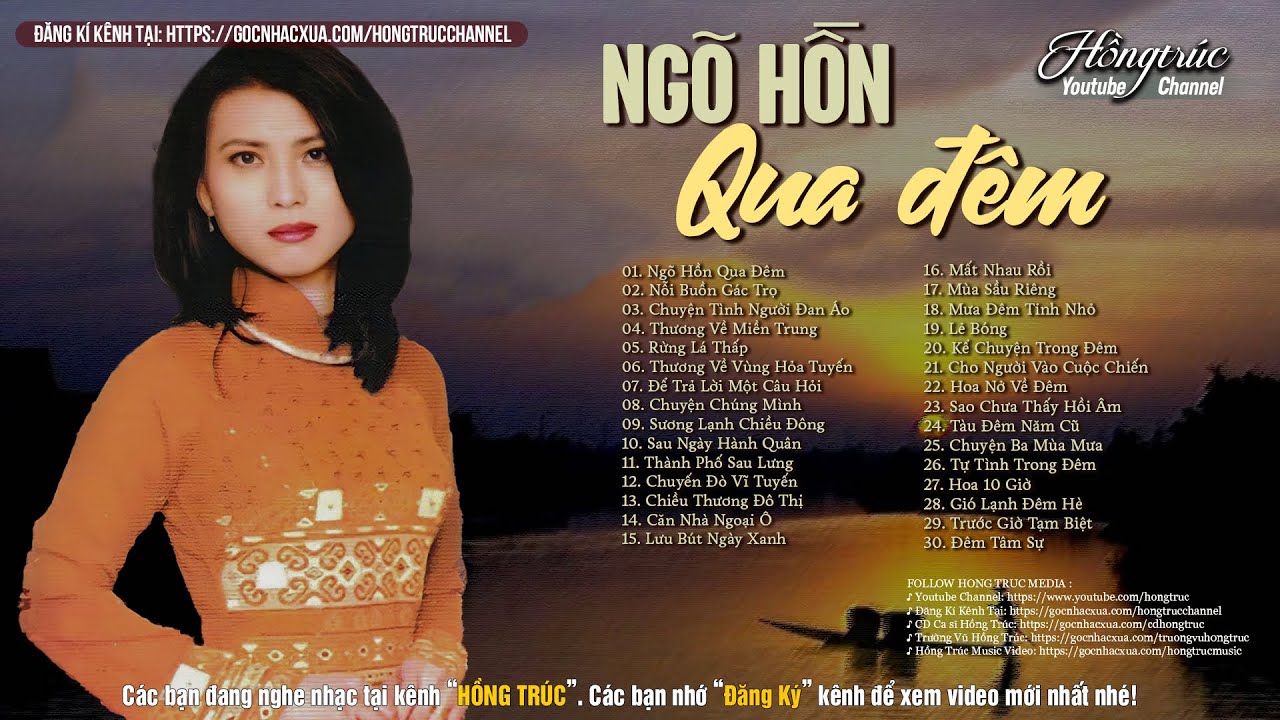 Ngỏ Hồn Qua Đ&ecirc;m, Rừng L&aacute; Thấp✔️Mở Thật To LK HỒNG TR&Uacute;C Nhạc L&iacute;nh Tiền Chiến Xưa Cả X&oacute;m Nghiện