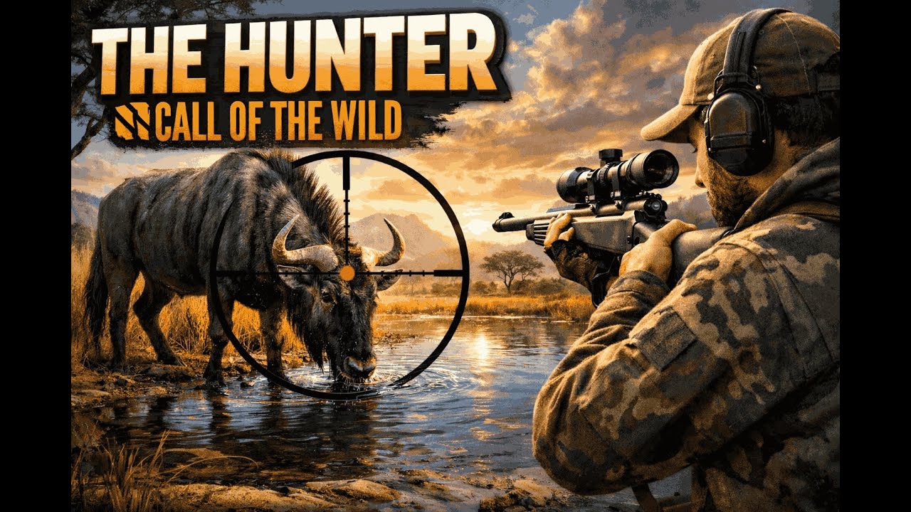 The hunter Sawanna misje i polujemy na gnu :D Upierdliwe Bawoły w ataku!
