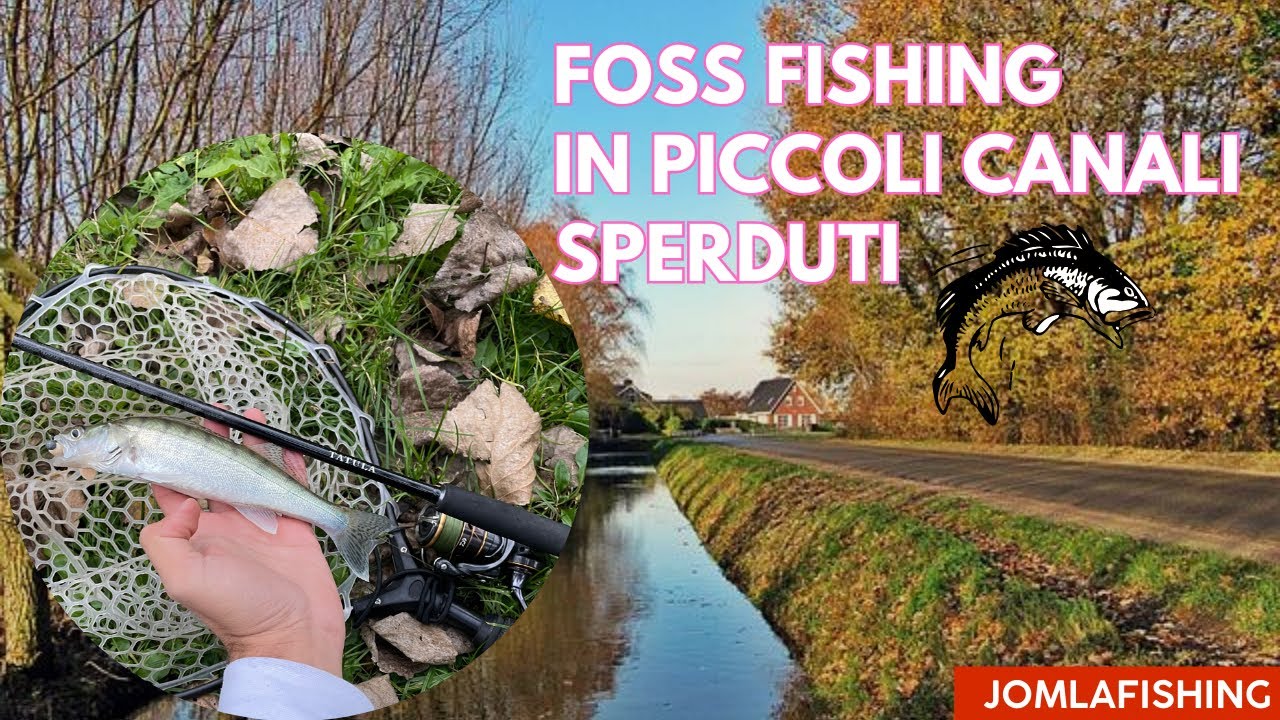 FOSS FISHING IN PICCOLI CANALI SPERDUTI!🎣