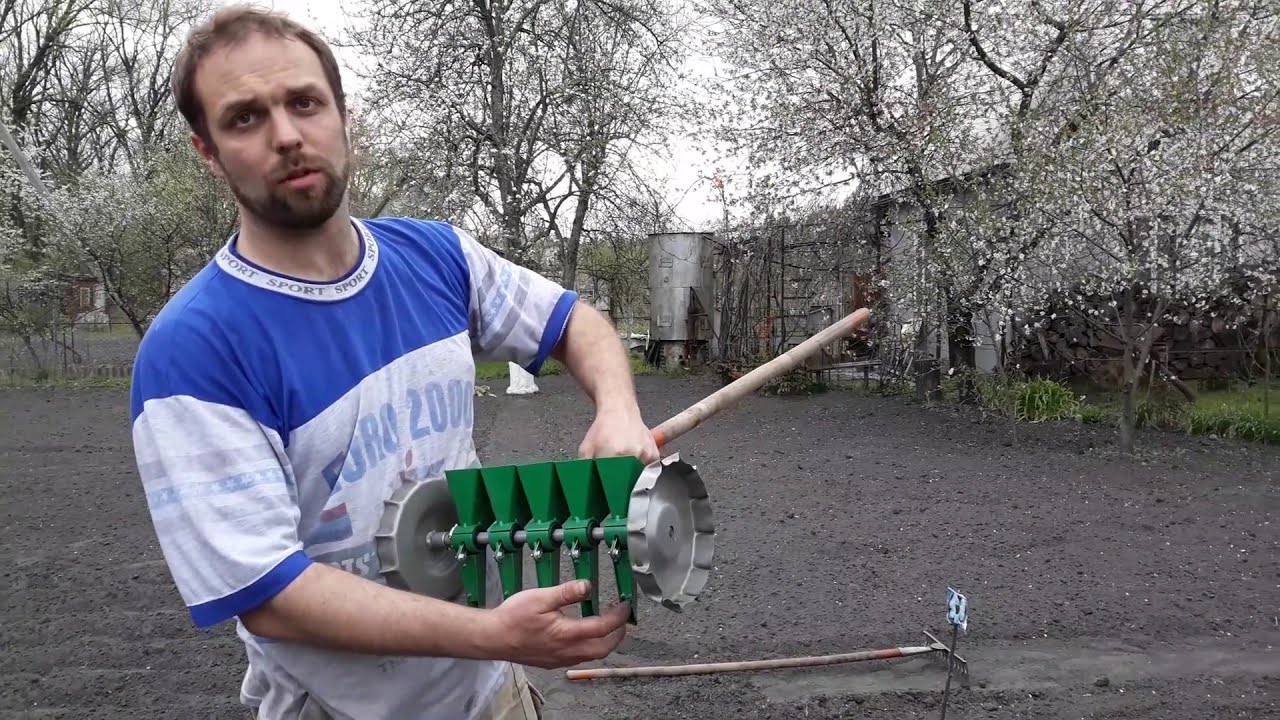Посев горчицы сеялкой СМК-5.  МИНИМАЛЬНЫЙ РАСХОД и ИДЕАЛЬНО РОВНЫЕ ряды