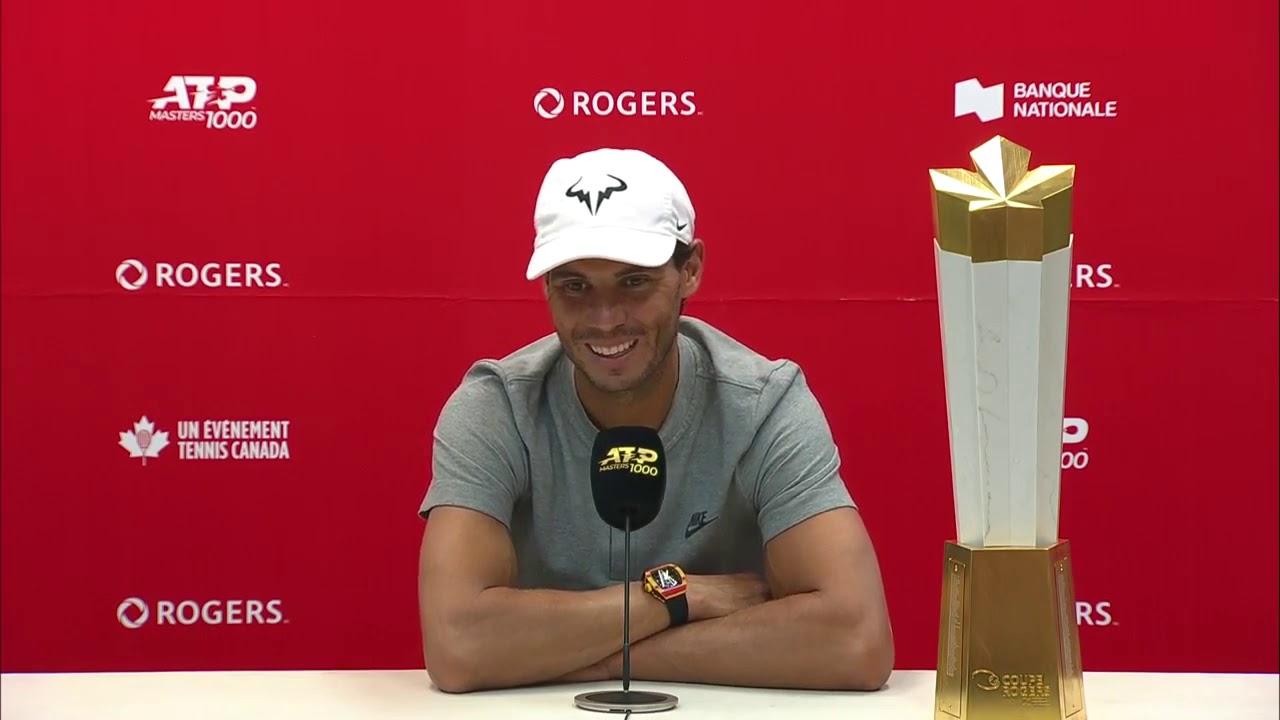 Rafael Nadal Press conference after his victory in Montreal 2019