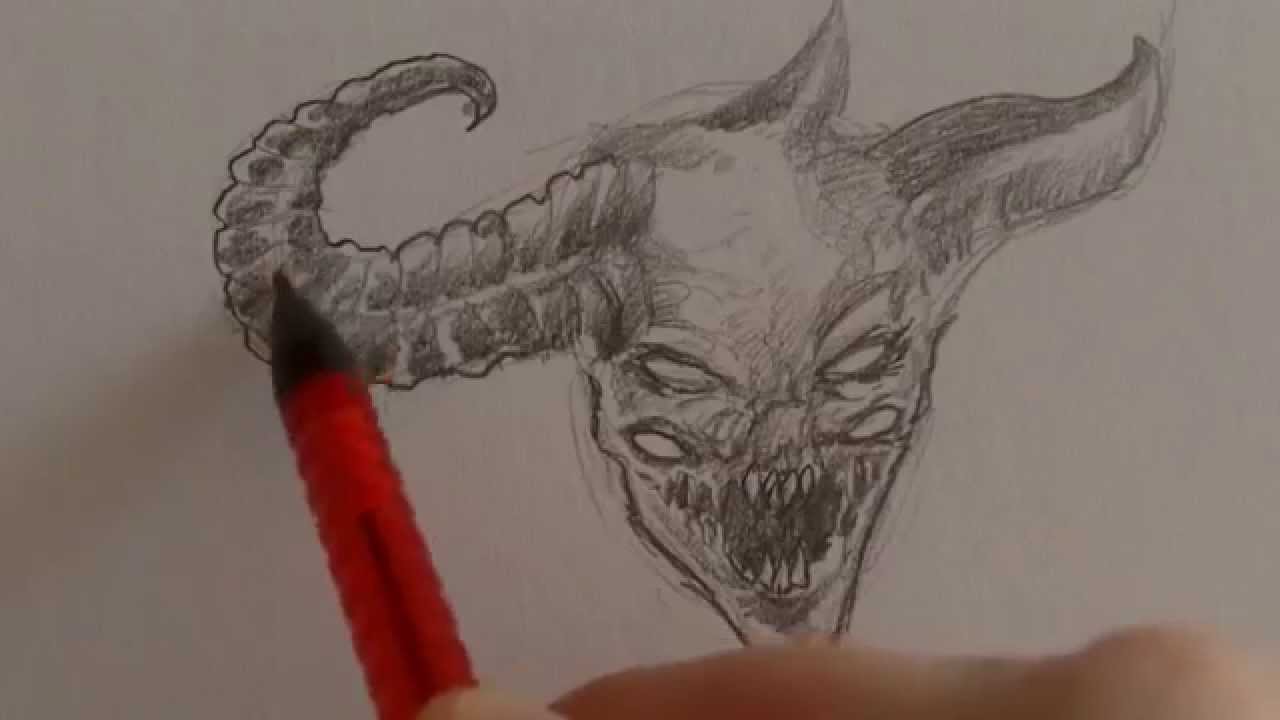 How To Draw A Daemonette Head