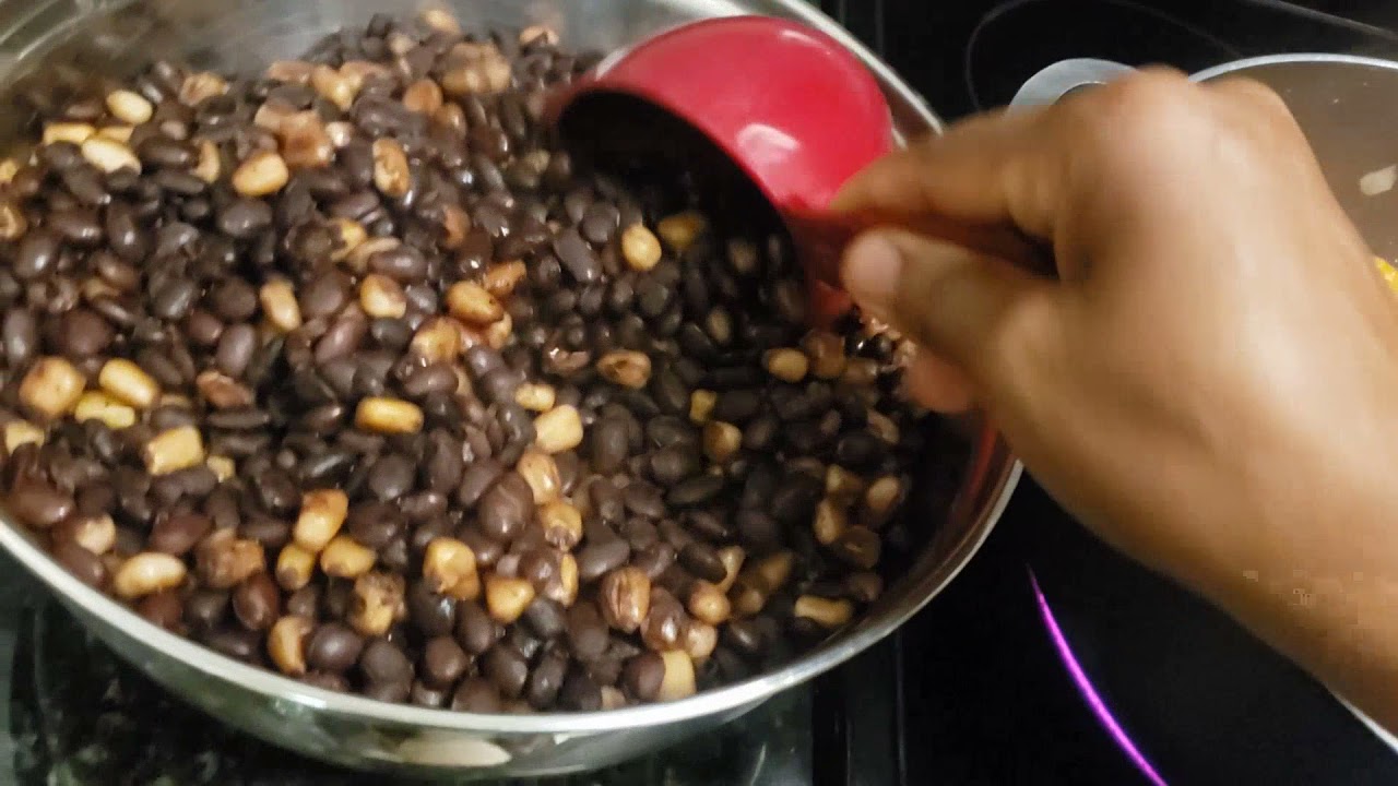 How to make a delicious meal using dry corn and dry beans i.e (githeri), an African dish. 😋 😋.