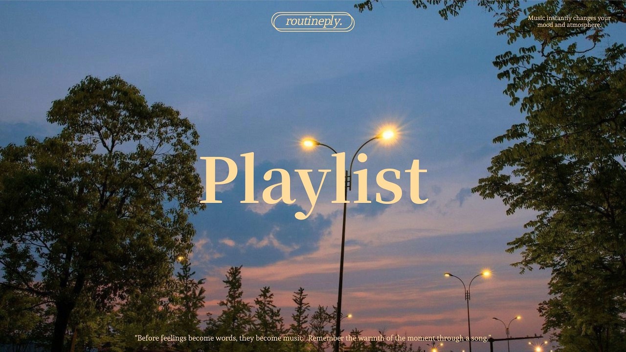 🎧Playlist 저녁 드라이브 감성이 물씬 풍기는 플레이리스트 | 운동 드라이브 감성 팝송 모음 | 루틴플리