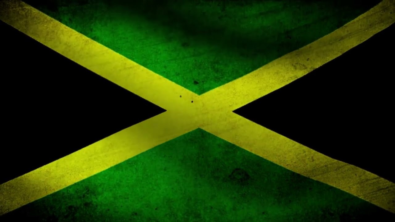 [10 Hours] Jamaican Flag Waving - Video & Audio - Waving Flags