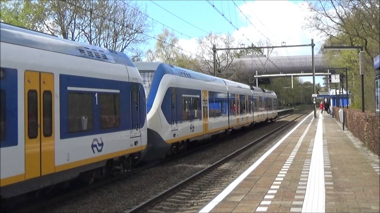 Treinen in Hilversum Media Park