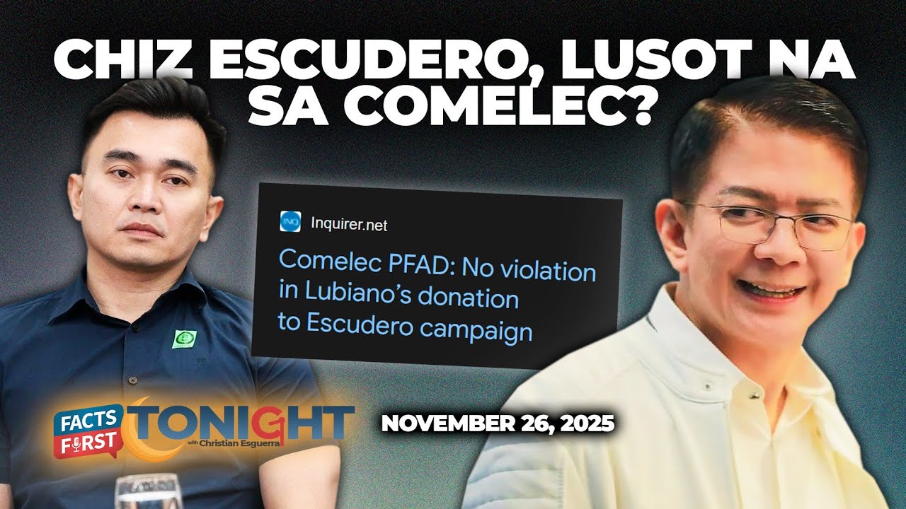 Lusot na ba si Chiz Escudero sa Comelec?
