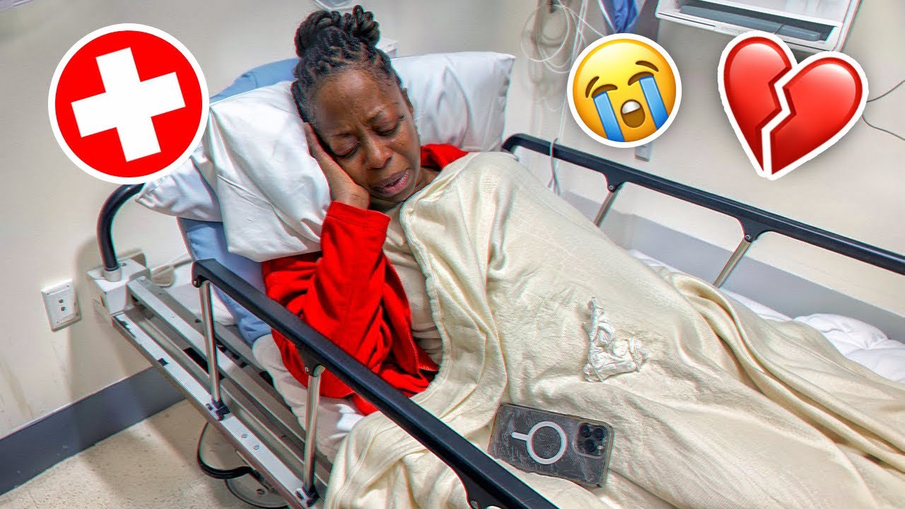 MY MOM GOT RUSHED TO THE HOSPITAL.